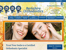 Tablet Screenshot of berkshireorthodontics.com